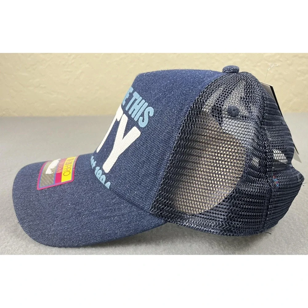 Manchester City Hat Snap Back Official Trucker We Love This City Soccer NEW‎